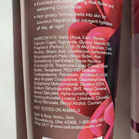 Bath & Body Works A Thousand Wishes and Twisted Pepper Mint Body Creams 8 oz New - Picture 4 of 6